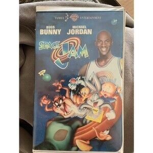 Space Jam (VHS, 1997, Clam Shell) Warner Brothers Michael Jordan Bugs Bunny